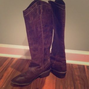 Distressed Steve Madden Cowboy Boots